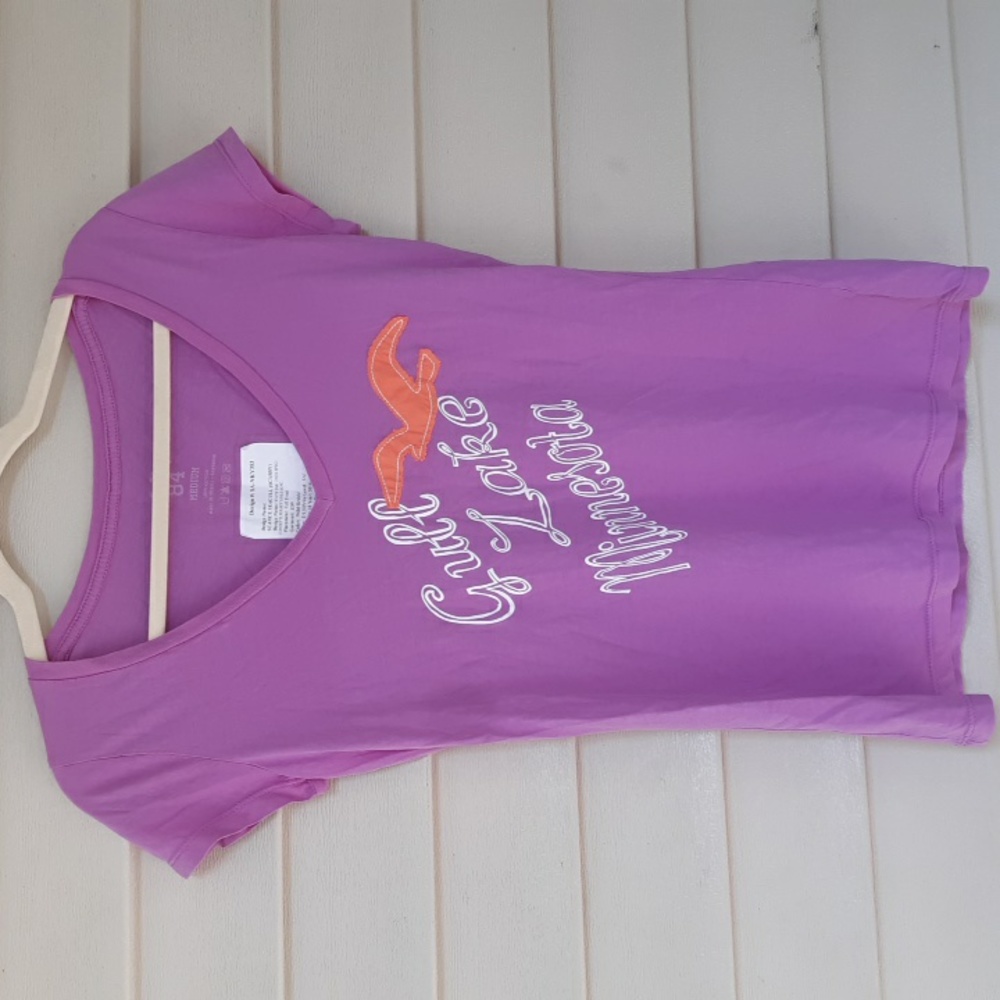 NEW Gull lake Minnesota graphic tee t- shirt womens medium
